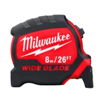 Рулетка Milwaukee WIDE BLADE 8 м / 26 фт x 33 мм (4932471818)