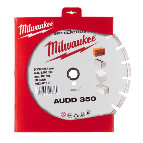 Диск алмазний сегментний Milwaukee Speedcross AUDD 350 350x25.4 мм (4932471987)