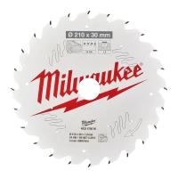 Пильний диск по дереву Milwaukee PFTE Thin Kerf 24 HW 210x30x1.9 мм (4932478095)