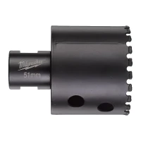 Коронка алмазна для сухого свердління Milwaukee Diamond Max M14 68/35x51 мм (4932478283)
