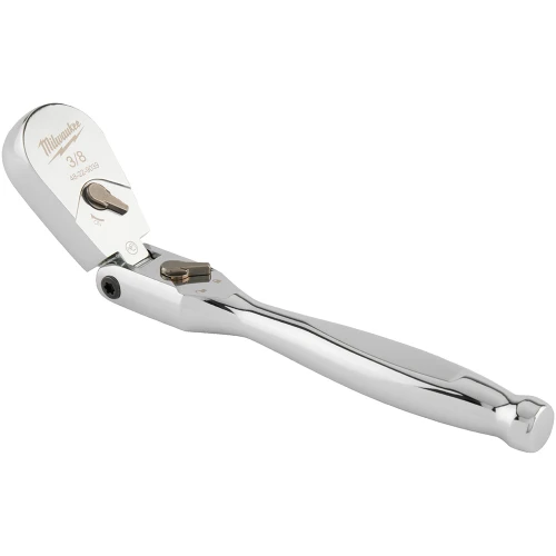 Тріскачка хромована шарнірна Milwaukee 3/8" 216 мм (4932479652)
