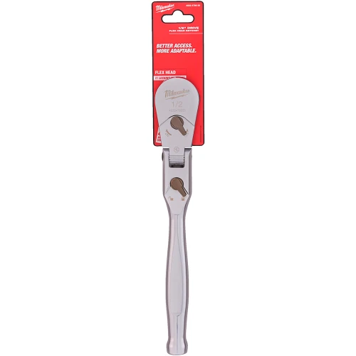 Тріскачка хромована шарнірна Milwaukee 1/2" 286 мм (4932479655)