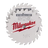 Набір дисків по дереву Milwaukee PFTE 24 HW 165x5/8"x1.6 мм (2 шт.) (4932479836)