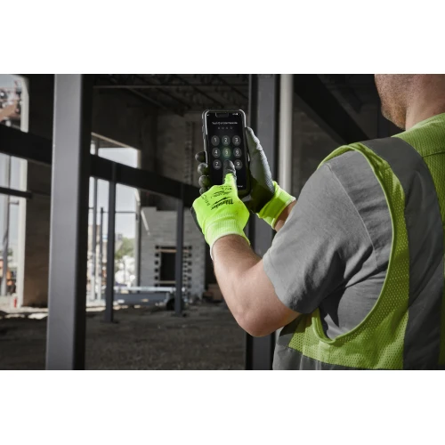 Перчатки рабочие сигнальные с сопротивлением порезам Milwaukee Hi-Vis 1/A 9/L (4932479918)