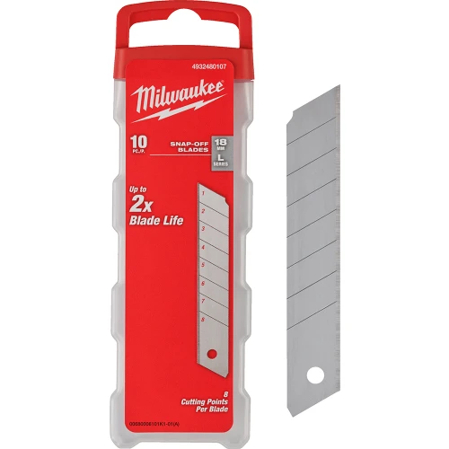Лезо змінне сегментоване Milwaukee 18 мм (10 шт.) (4932480107)