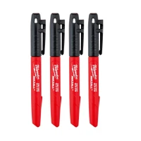 Набор маркеров Milwaukee INKZALL BLACK (4 шт.) (4932480551)