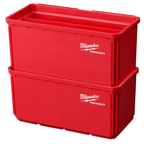 Контейнер для зберігання дрібних деталей Milwaukee PACKOUT 102x102x203 мм (2 шт.) (4932480699)