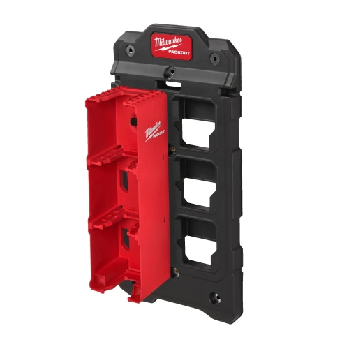 Полка для хранения 4-х аккумуляторов в стеллажной системе Milwaukee PACKOUT M18 102x102x330 мм (4932480709)
