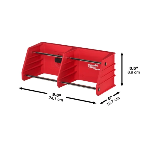 Полиця для зберігання пасатижів Milwaukee PACKOUT 89x241x127 мм (4932480710)