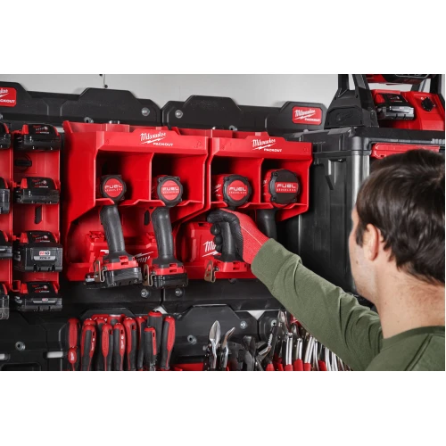 Полка-держатель электроинструмента в стеллажной системе Milwaukee PACKOUT 254x241x356 мм (4932480712)