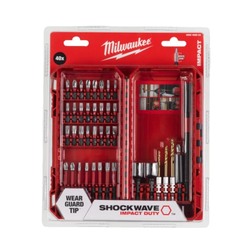 Набор бит и сверл Milwaukee SHOCKWAVE PACKOUT (40 шт.) (4932492004)
