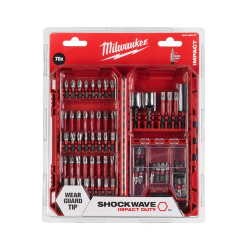 Набір біт і головок Milwaukee SHOCKWAVE PACKOUT (70 шт.) (4932492007)