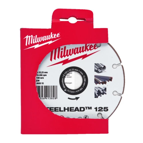 Диск алмазний сегментний по металу Milwaukee Speedcross 125x22.23 мм (4932492015)