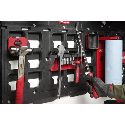 Тримач-пластина магнітний для стелажної системи Milwaukee PACKOUT 89x241x102 мм (4932493378)
