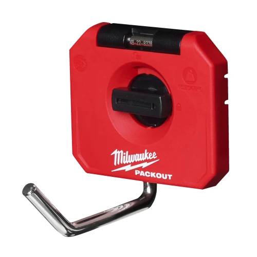 Крючок подвесной одинарный Milwaukee PACKOUT SMALL SINGLE STRAIGHT HOOK 102x89x102 мм (4932493383)