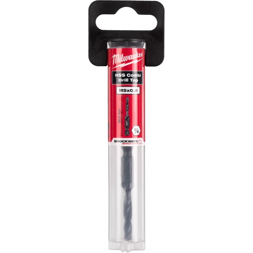 Метчик комбинированный Milwaukee 1/4 Hex HSS-G M5x57 мм (4932498263)