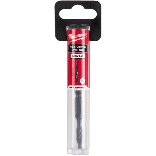 Метчик комбинированный Milwaukee 1/4 Hex HSS-G M6x57 мм (4932498264)