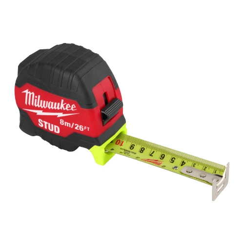 Рулетка вимірювальна Milwaukee STUD GEN III 8 м / 26 фт x 33 мм (4932498766)