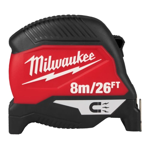Рулетка измерительная магнитная Milwaukee MAGNETIC GEN IV 8 м / 26 фт x 30 мм (4932498771)