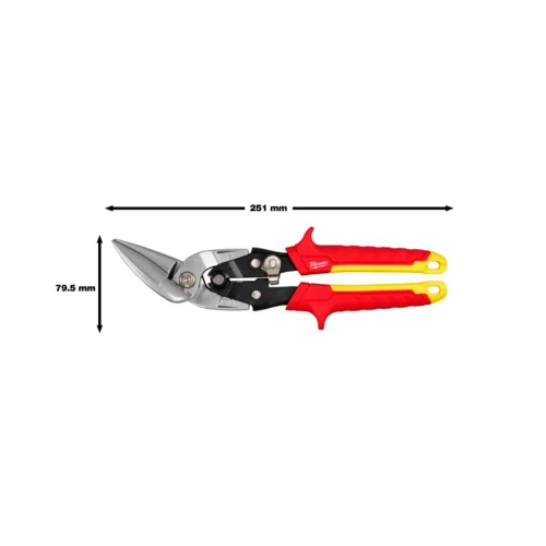 Ножиці по металу офсетні (прямий різ) Milwaukee 251 мм (4932499019)