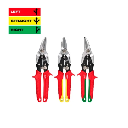 Набір ножиць по металу Milwaukee 251 мм (3 шт.) (4932499020)