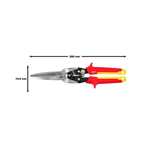 Ножиці по металу подовжені (прямий різ) Milwaukee 295 мм (4932499021)