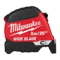 Рулетка магнітна Milwaukee WIDE BLADE MAGNETIC GEN II 8 м / 26 фт x 35 мм (4932499210)