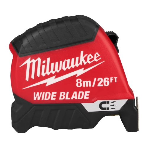 Рулетка магнітна Milwaukee WIDE BLADE MAGNETIC GEN II 8 м / 26 фт x 35 мм (4932499210)