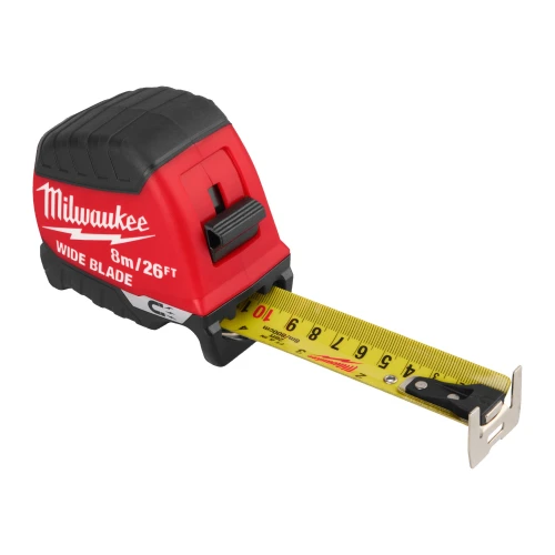 Рулетка магнітна Milwaukee WIDE BLADE MAGNETIC GEN II 8 м / 26 фт x 35 мм (4932499210)