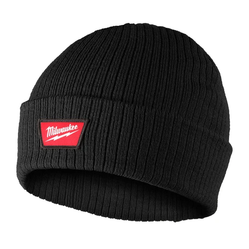 Шапка з манжетою чорна Milwaukee BNC BL ONE-SIZE (4932499381)