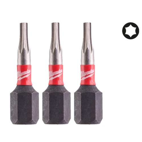 Бита ударная Milwaukee SHOCKWAVE TX8 x 25 мм, 3 шт. (4932500359)
