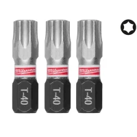 Біта ударна Milwaukee SHOCKWAVE TX40 × 25 мм, 3 шт. (4932500367)