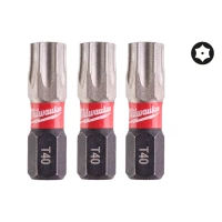 Бита ударная Milwaukee SHOCKWAVE TX BO40 x 25 мм, 3 шт. (4932500377)