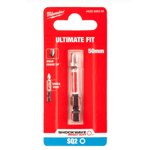 Бита ударная Milwaukee SHOCKWAVE SQ2 x 50 мм (4932500391)