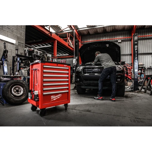 Тумба операторська на колесах Milwaukee PREMIUM SRC27/7-1 7 полиць (4932500740)