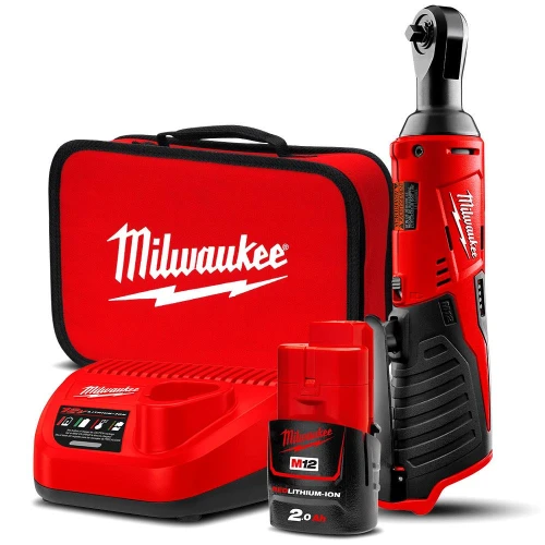 Тріскачка акумуляторна безщіткова Milwaukee 3/8" (47 Нм) M12 IR-201B (4933441720)