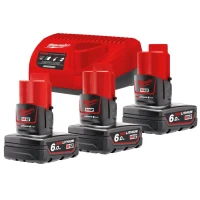 Энергокомплект Milwaukee M12 NRG-603 (4933459208)