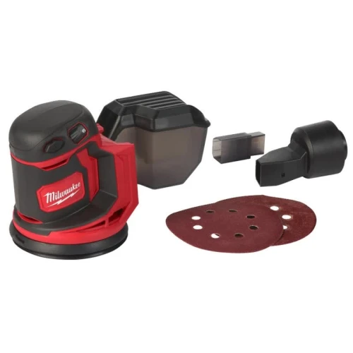 Шліфмашина ексцентрикова акумуляторна безщіткова Milwaukee M18 BOS125-0 (125 мм) (4933464228)