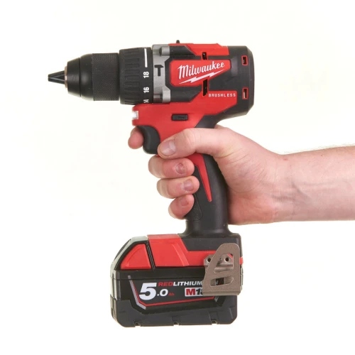 Дриль-шурупокрут акумуляторний ударний Milwaukee M18 CBLPD-0 (60 Нм) (4933464319)