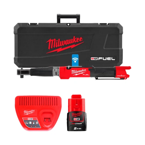 Електронний динамометричний ключ Milwaukee 1/2'' 16.9–203.4 Нм M12 ONEFTR12-201C (АКБ і ЗП) (4933464970)