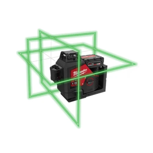 Аккумуляторный лазерный нивелир Milwaukee M12 3PL-401C (зеленый луч) (4933478102) 
