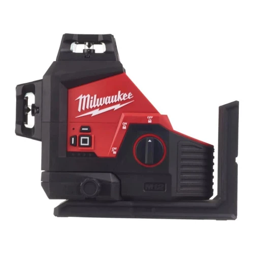 Акумуляторний лазерний нівелір Milwaukee M12 3PL-0C (зелений промінь) (4933478103) 