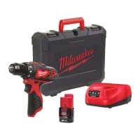 Дриль-шурупокрут акумуляторний щітковий Milwaukee M12 BDD-201C 30 Нм (АКБ і ЗП) (4933479439)