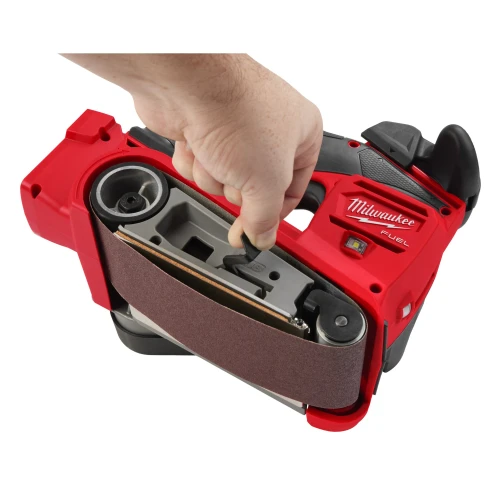 Шліфувальна машина стрічкова акумуляторна безщіткова Milwaukee M18 FBTS75-0 (без АКБ і ЗП) (4933479614)