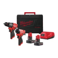 Набор из двух аккумуляторных инструментов Milwaukee M12 FPP2A2-402X (АКБ и ЗУ) (4933480587)