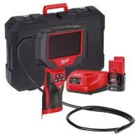 Інспекційна акумуляторна камера з екраном Milwaukee M12 360IC12-201C (АКБ і ЗП) (4933480740)