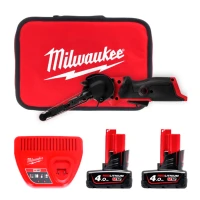 Акумуляторний стрічковий напилок Milwaukee M12 FBFL10-402B 10 мм (АКБ і ЗП) (4933480959)