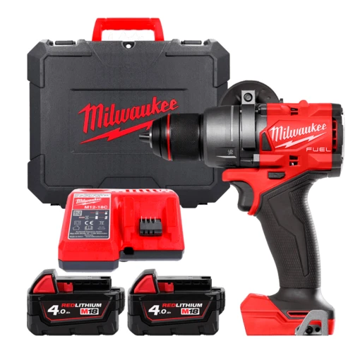Дриль-шурупокрут акумуляторний Milwaukee M18 FDD3-402C 158 Нм (АКБ і ЗП) (4933492472)