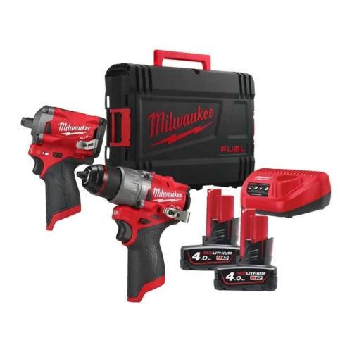 Набір безщіткового акумуляторного електроінструменту Milwaukee M12 FPP2H2-402X (4933492512)