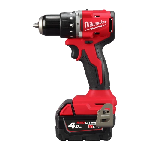 Дриль-шурупокрут акумуляторний ударний безщітковий Milwaukee M18 BLPDRC-402C 60.5 Нм (АКБ і ЗП) (4933492824)